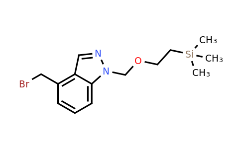 CAS 2173991-89-2 | 4-(bromomethyl)-1-{[2-(trimethylsilyl)ethoxy]methyl}-1H-indazole