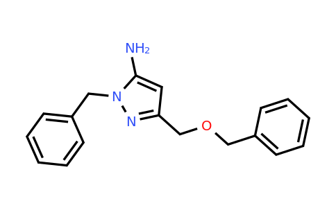 CAS 2173992-13-5 | 1-Benzyl-3-((benzyloxy)methyl)-1H-pyrazol-5-amine