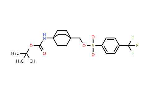 CAS 2173992-16-8 | (4-((tert-Butoxycarbonyl)amino)bicyclo[2.2.2]octan-1-yl)methyl 4-(trifluoromethyl)benzenesulfonate