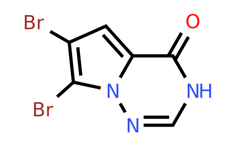 CAS 2173992-47-5 | 6,7-dibromo-3H,4H-pyrrolo[2,1-f][1,2,4]triazin-4-one