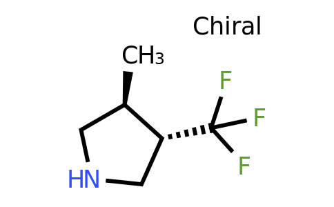 CAS 2173996-74-0 | trans-3-methyl-4-(trifluoromethyl)pyrrolidine