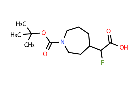 CAS 2174001-84-2 | 2-{1-[(tert-butoxy)carbonyl]azepan-4-yl}-2-fluoroacetic acid