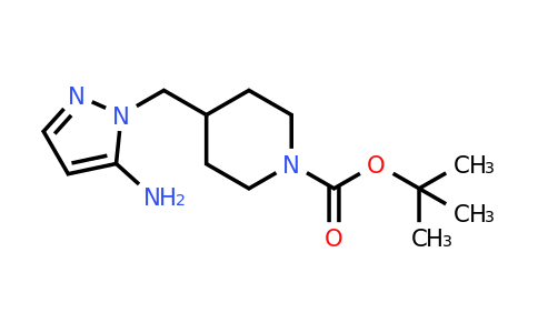 CAS 2174002-07-2 | tert-butyl 4-[(5-amino-1H-pyrazol-1-yl)methyl]piperidine-1-carboxylate