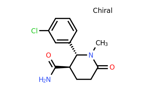 CAS 2174007-55-5 | rac-(2R,3R)-2-(3-chlorophenyl)-1-methyl-6-oxopiperidine-3-carboxamide
