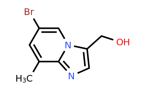 {6-bromo-8-methylimidazo[1,2-a]pyridin-3-yl}methanol