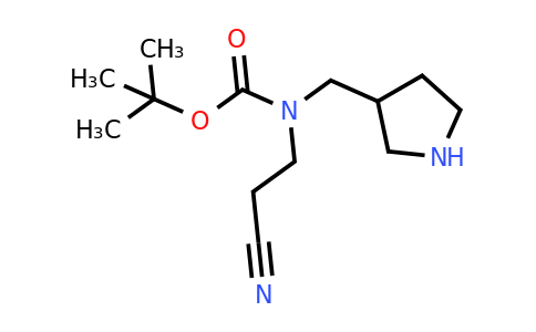 CAS 2176506-24-2 | tert-butyl N-(2-cyanoethyl)-N-(pyrrolidin-3-ylmethyl)carbamate