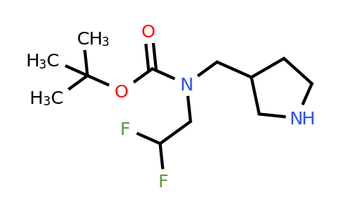 CAS 2176506-25-3 | tert-butyl N-(2,2-difluoroethyl)-N-(pyrrolidin-3-ylmethyl)carbamate