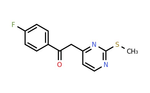 CAS 217661-99-9 | 1-(4-Fluorophenyl)-2-(2-(methylthio)pyrimidin-4-yl)ethanone