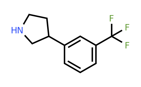 CAS 21767-35-1 | 3-(3-Trifluoromethyl-phenyl)-pyrrolidine