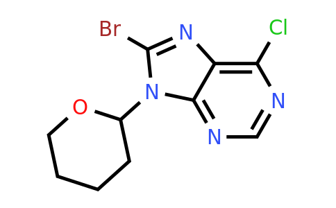 CAS 218431-08-4 | 8-bromo-6-chloro-9-(oxan-2-yl)-9H-purine