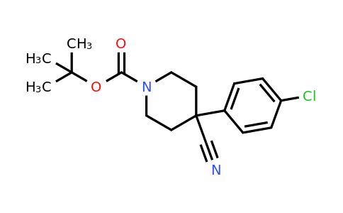 CAS 218451-34-4 | 1-Boc-4-cyano-4-(4-chlorophenyl)-piperidine