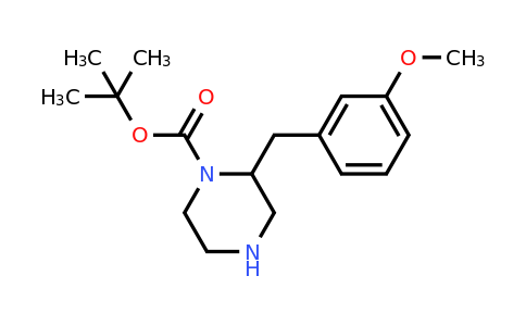 CAS 218594-60-6 | 2-(3-Methoxy-benzyl)-piperazine-1-carboxylic acid tert-butyl ester