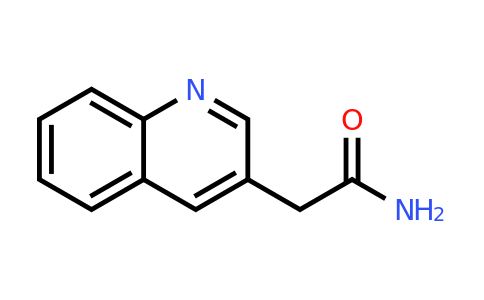 CAS 21863-59-2 | 2-(Quinolin-3-yl)acetamide