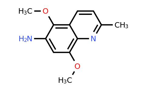CAS 21873-43-8 | 5,8-Dimethoxy-2-methylquinolin-6-amine