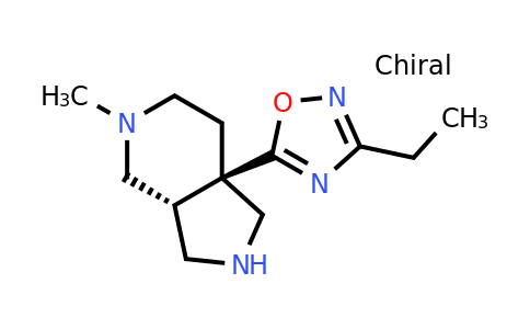 CAS 2187426-25-9 | rac-5-[(3aR,7aR)-5-methyl-octahydro-1H-pyrrolo[3,4-c]pyridin-7a-yl]-3-ethyl-1,2,4-oxadiazole