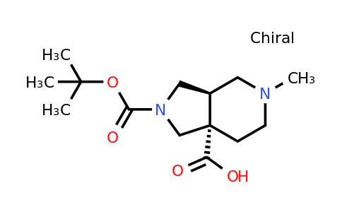 CAS 2187426-64-6 | rac-(3aR,7aS)-2-[(tert-butoxy)carbonyl]-5-methyl-octahydro-1H-pyrrolo[3,4-c]pyridine-7a-carboxylic acid