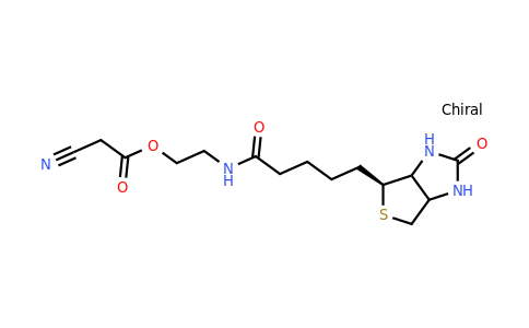 CAS 2187431-25-8 | 2-{5-[(4S)-2-oxo-hexahydro-1H-thieno[3,4-d]imidazol-4-yl]pentanamido}ethyl 2-cyanoacetate