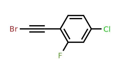 CAS 2187435-46-5 | 1-(2-bromoethynyl)-4-chloro-2-fluorobenzene
