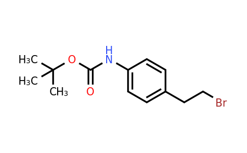 CAS 218943-57-8 | [4-(2-Bromoethyl)-phenyl]-carbamic acid tert-butyl ester