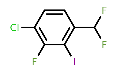 CAS 2190522-29-1 | 1-chloro-4-(difluoromethyl)-2-fluoro-3-iodo-benzene