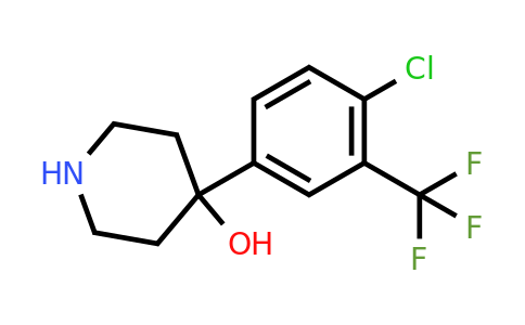 CAS 21928-50-7 | 4-(4-Chloro-3-(trifluoromethyl)phenyl)piperidin-4-ol