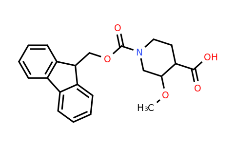 CAS 2193067-96-6 | 1-{[(9H-fluoren-9-yl)methoxy]carbonyl}-3-methoxypiperidine-4-carboxylic acid