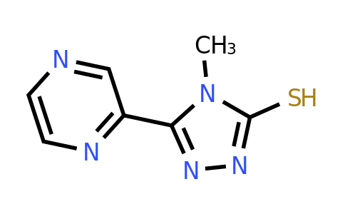 CAS 219600-07-4 | 4-methyl-5-(pyrazin-2-yl)-4H-1,2,4-triazole-3-thiol