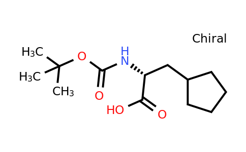CAS 219819-74-6 | (2R)-2-{[(tert-butoxy)carbonyl]amino}-3-cyclopentylpropanoic acid