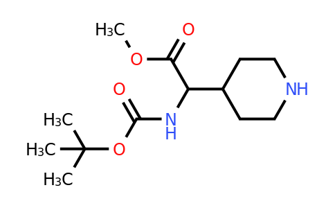 CAS 219832-76-5 | Tert-butoxycarbonylamino-piperidin-4-YL-acetic acid methyl ester