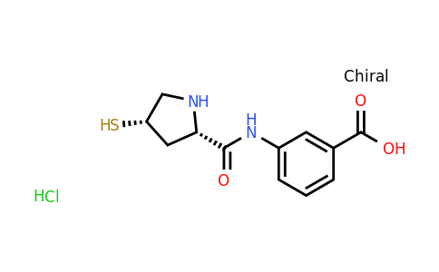 CAS 219909-83-8 | 3-((2S,4S)-4-Mercaptopyrrolidine-2-carboxamido)benzoic acid hydrochloride