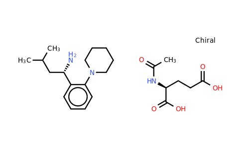 CAS 219921-94-5 | (S,S')-3-methyl-1-(2-piperidinophenyl)butylamine, N-acetyl-glutamate salt