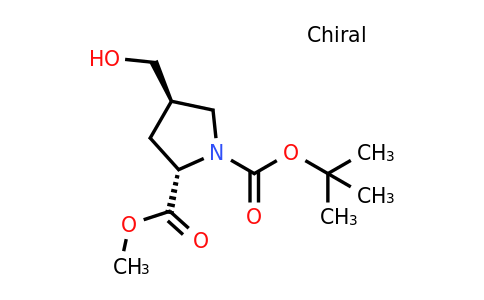 CAS 220047-92-7 | 1-tert-butyl 2-methyl (2S,4R)-4-(hydroxymethyl)pyrrolidine-1,2-dicarboxylate
