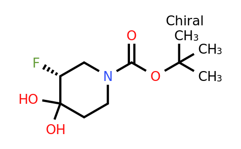 CAS 2200580-26-1 | tert-butyl (3R)-3-fluoro-4,4-dihydroxypiperidine-1-carboxylate