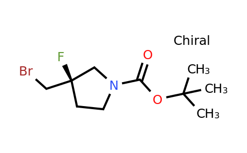 CAS 2201785-20-6 | tert-butyl (3R)-3-(bromomethyl)-3-fluoropyrrolidine-1-carboxylate