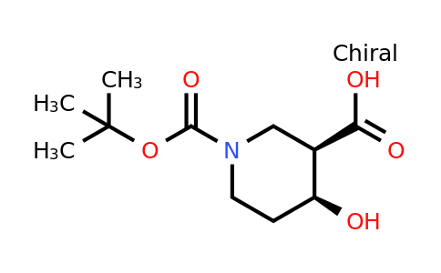 CAS 220182-20-7 | cis-1-(tert-Butoxycarbonyl)-4-hydroxypiperidine-3-carboxylic acid