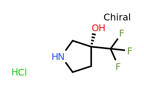 CAS 2202179-81-3 | (3R)-3-(trifluoromethyl)pyrrolidin-3-ol;hydrochloride