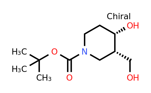 CAS 220223-48-3 | tert-butyl (3S,4S)-4-hydroxy-3-(hydroxymethyl)piperidine-1-carboxylate