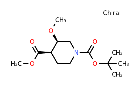 CAS 220223-56-3 | 1-tert-butyl 4-methyl (3R,4R)-3-methoxypiperidine-1,4-dicarboxylate