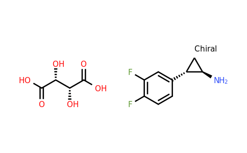 CAS 220352-39-6 | (1R,2S)-2-(3,4-Difluorophenyl)cyclopropanamine (2R,3R)-2,3-Dihydroxysuccinate