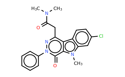 CAS 220448-02-2 | 2-(7-Chloro-5-methyl-4-oxo-3-phenyl-4,5-dihydro-3H-pyridazino[4,5-B]indol-1-YL)-N,n-dimethylacetamide