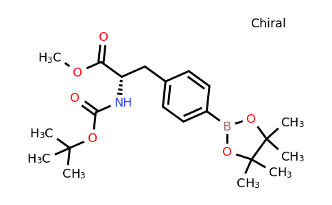CAS 220587-29-1 | (S)-Methyl 2-((tert-butoxycarbonyl)amino)-3-(4-(4,4,5,5-tetramethyl-1,3,2-dioxaborolan-2-yl)phenyl)propanoate