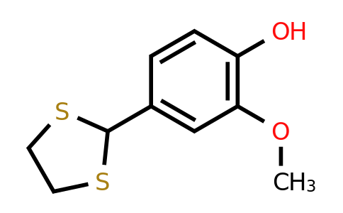 CAS 22068-62-8 | 4-(1,3-dithiolan-2-yl)-2-methoxyphenol