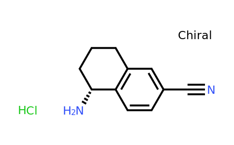 CAS 2208138-72-9 | (R)-5-Amino-5,6,7,8-tetrahydronaphthalene-2-carbonitrile hydrochloride