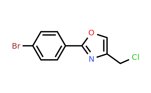 CAS 22091-38-9 | 2-(4-Bromophenyl)-4-(chloromethyl)-1,3-oxazole