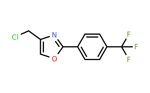 CAS 22091-40-3 | 4-(chloromethyl)-2-[4-(trifluoromethyl)phenyl]-1,3-oxazole