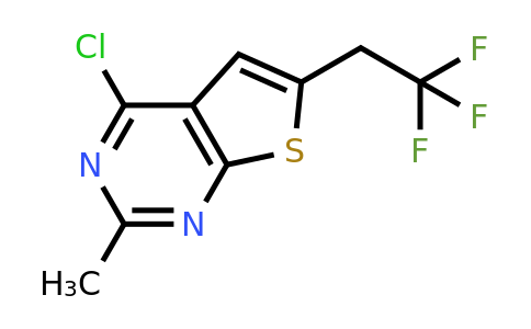 CAS 2209847-69-6 | 4-chloro-2-methyl-6-(2,2,2-trifluoroethyl)thieno[2,3-d]pyrimidine