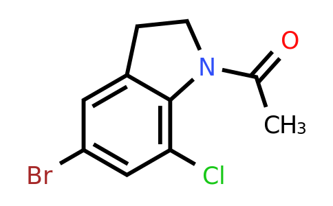 CAS 221024-29-9 | 1-(5-Bromo-7-chloroindolin-1-yl)ethanone