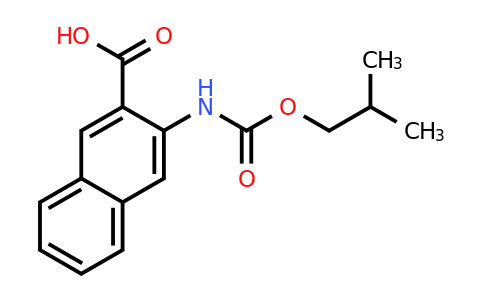 CAS 221070-99-1 | 3-{[(2-methylpropoxy)carbonyl]amino}naphthalene-2-carboxylic acid