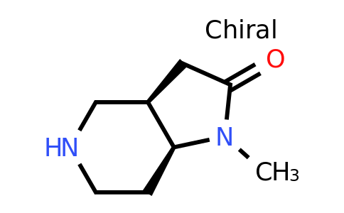 CAS 2211135-22-5 | (3aR,7aS)-1-methyl-3a,4,5,6,7,7a-hexahydro-3H-pyrrolo[3,2-c]pyridin-2-one
