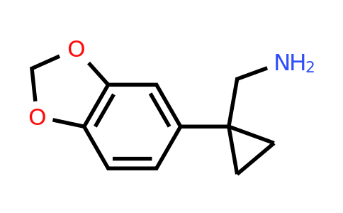 CAS 221137-44-6 | [1-(2H-1,3-Benzodioxol-5-YL)cyclopropyl]methanamine